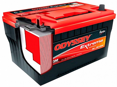 Аккумулятор ODYSSEY Extreme Series в разрезе